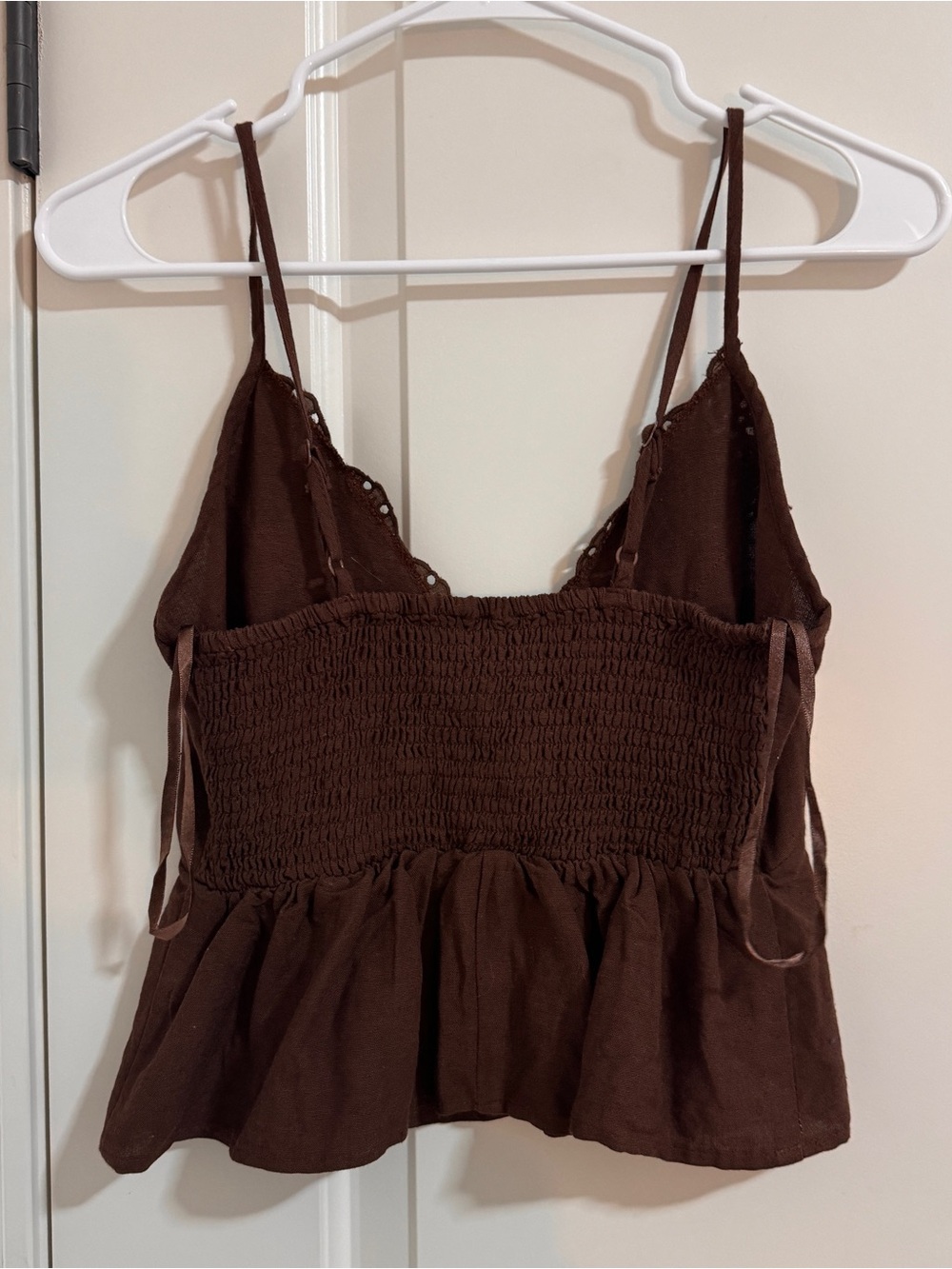 Altar'd State Brown Lace-Trim Camisole Tank - Picture 4 of 4